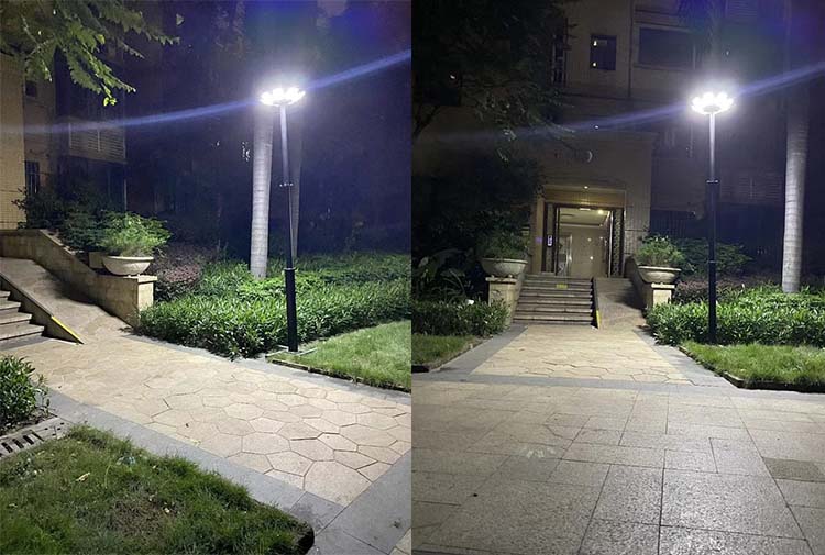 Factory Hot Sales Ufo Integrated Outdoor Powered Lamp Solar Garden Lights Factory Wholesale