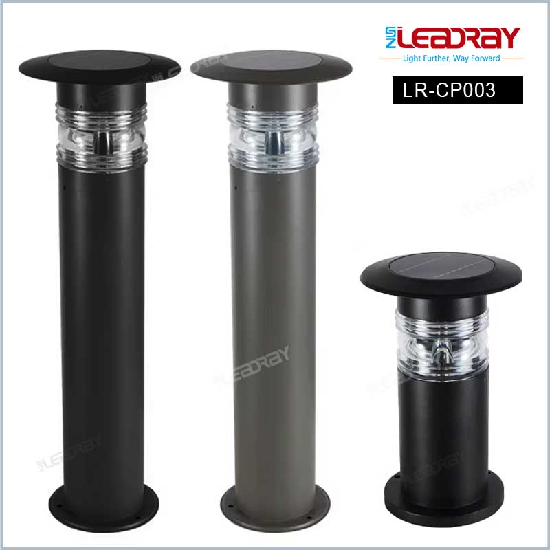 Aluminum Made Garden LED Outside Solar Bollard Light