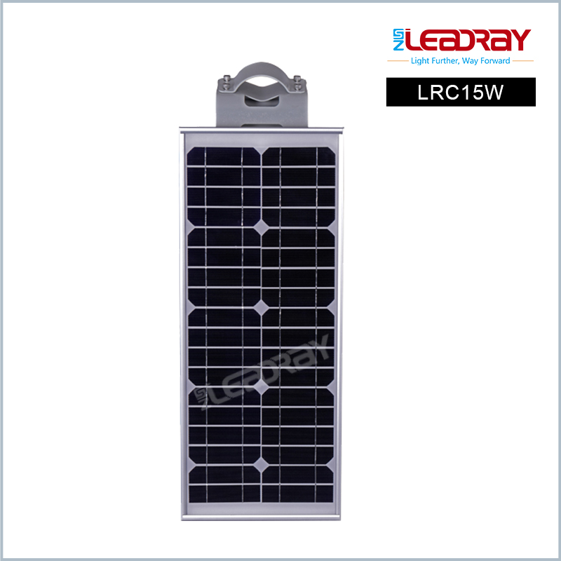 2023 Newest Integrated 15w 5m ip66 solar outdoor light efficiency solar led street light