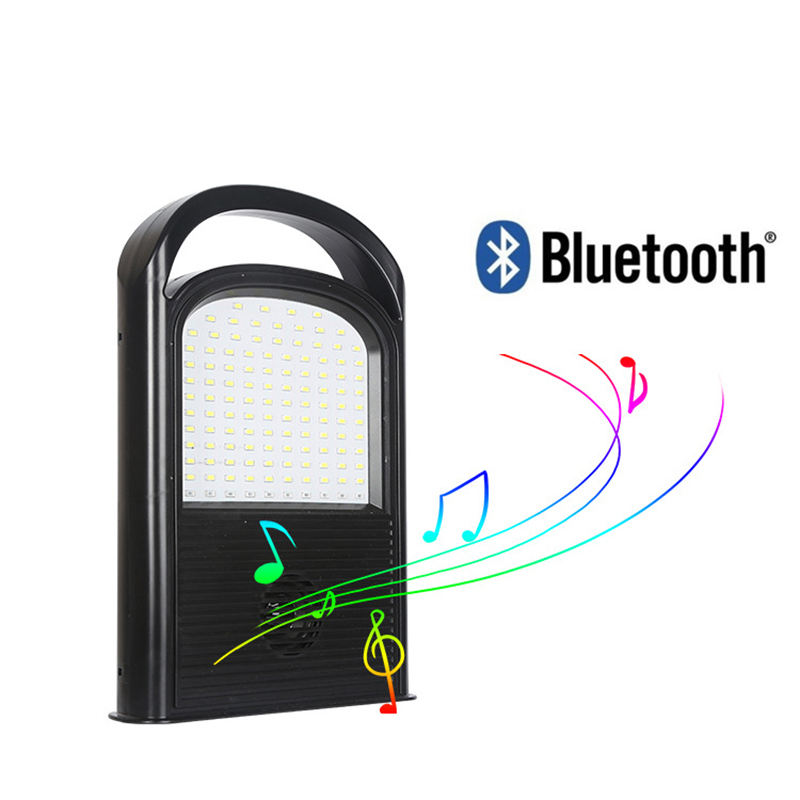 charging usb garden outdoor music ABS ip65 50w led solar flood light