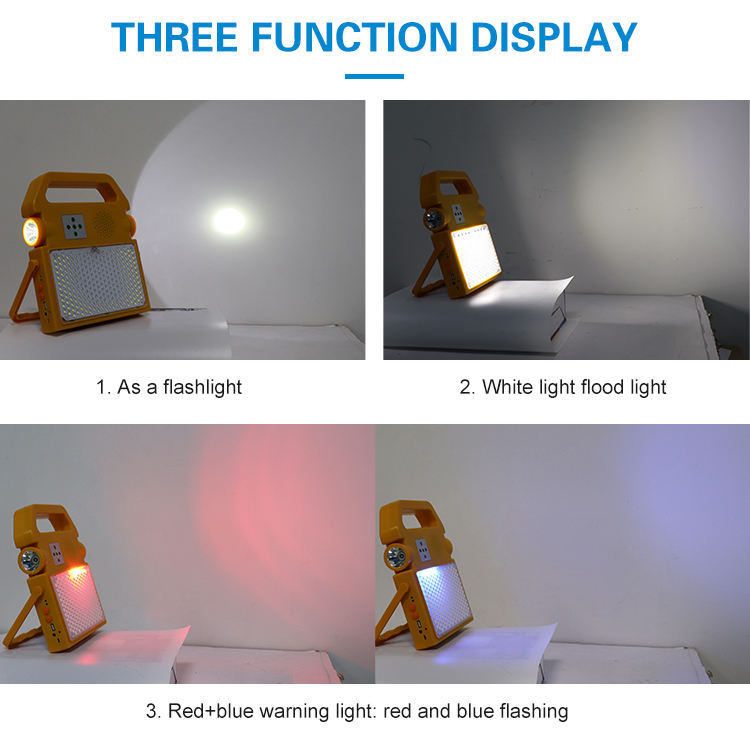 Quality Guarantee Ce Rohs Certification Explosion Proof Ip65 Outdoor 100 W Camping Light Solar