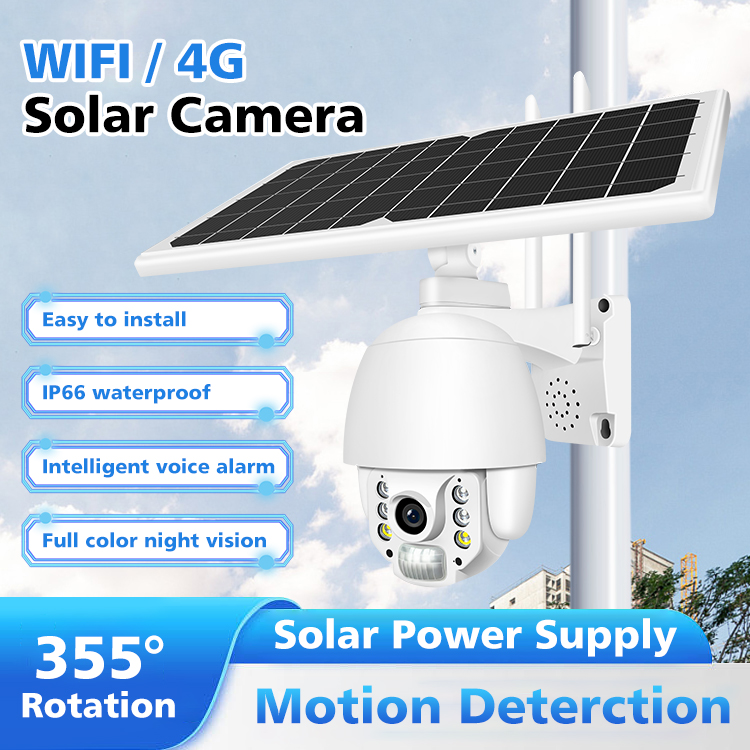 1080P Battery Powered Outdoor Solar Wireless WIFI Home Security CCTV Camera De Surveillance Sans Fil Solar