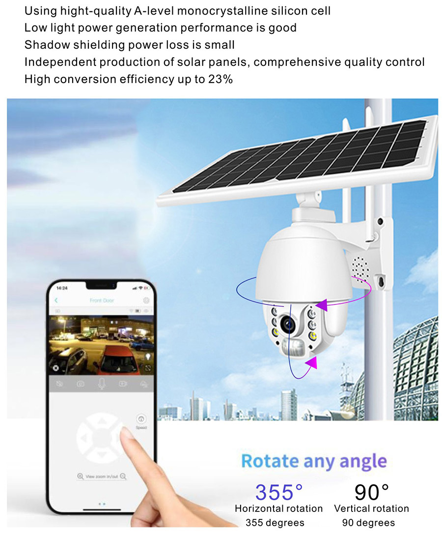 PTZ Security Dome Camera Wireless Outdoor CCTV Camera