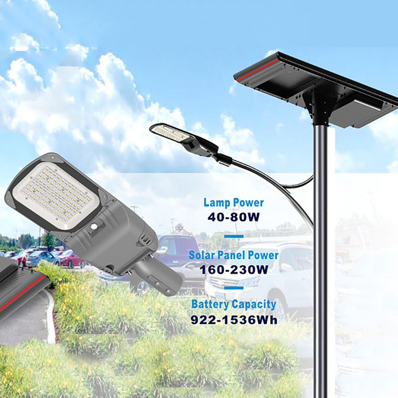 40W Split solar street light Outdoor Solar Solar Garden Led Light