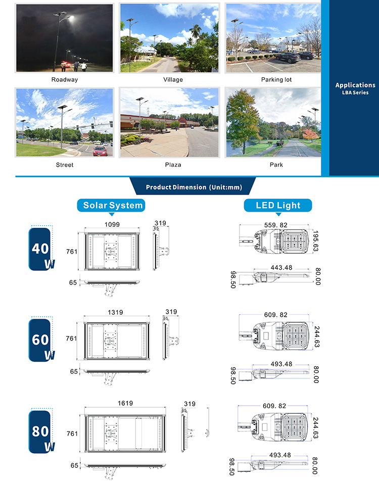 outdoor Pole Solar shoebox LED Street Light 50w 100w 150w 200w street light photocell
