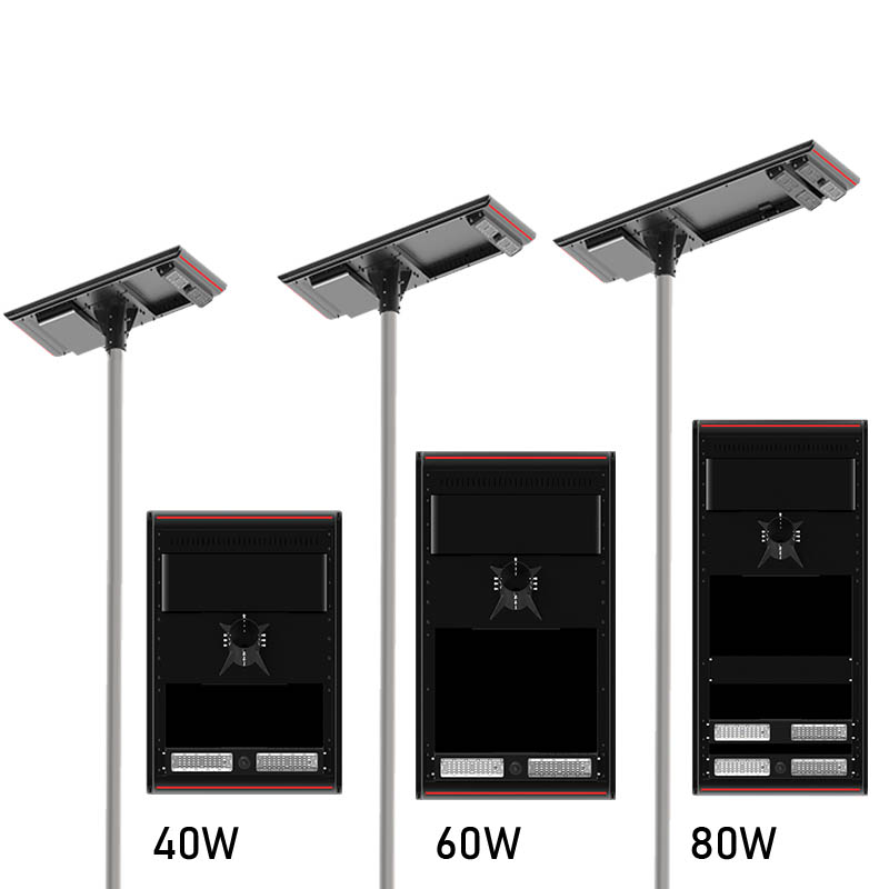 60W Solar Parking Lot Light Aluminum Garden Park Landscape Lighting