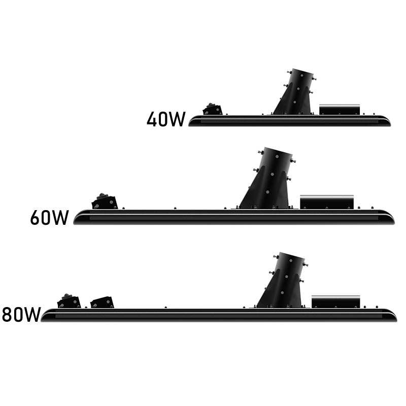 60W Solar Parking Lot Light Aluminum Garden Park Landscape Lighting