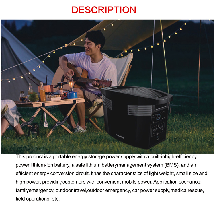 Factory price Solar Energy Generator Portable Power Station 1000W Bank Generator For Home Outdoor Camping