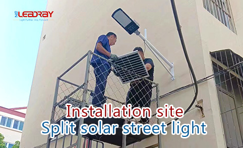 En la comunidad Asde de la comunidad Sunzhuang en la calle Xincheng, hay 89 farolas solares nuevas.