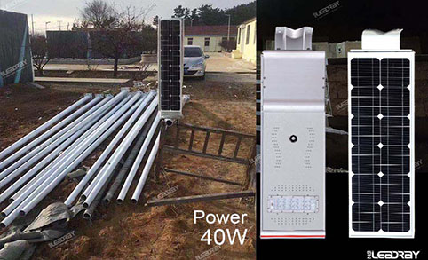 Sobre la producción, investigación y desarrollo de farolas solares: Instalación de farolas solares de 4 metros en el este de Oriente Medio