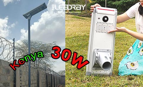 En la 9ª Exposición de Energía Solar en Kenia, el cliente encargó 300.000 farolas.