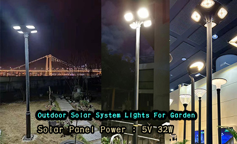 Luces solares para exteriores, económicas y personalizadas, con diseño delicado, para decoración de jardín, de aluminio fundido a presión y PC.