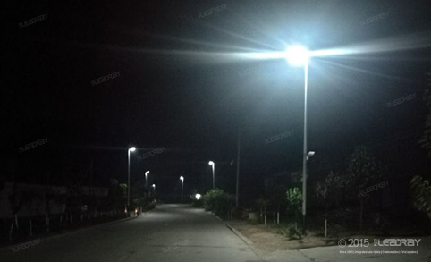 Proyecto de alumbrado público solar integral en la autopista de la aldea de Hubei