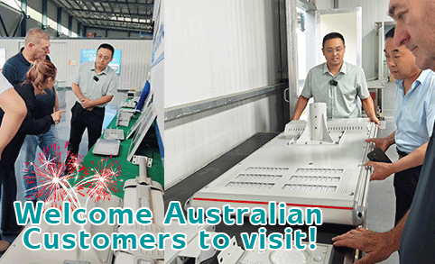 Socios australianos, bienvenidos a la fábrica de Shenzhen Leadray Optoelectronic Co., Ltd.