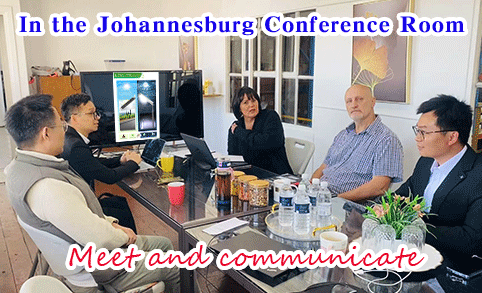 Cooperar e intercambiar soluciones técnicas para productos de farolas en el proyecto de farolas de Johannesburgo