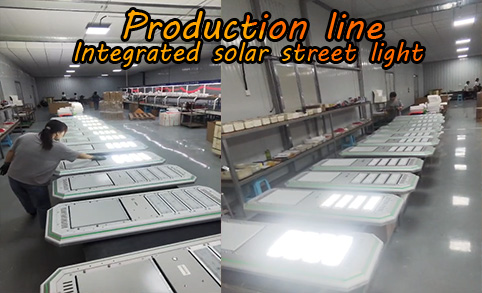 Lámpara de calle solar integrada LEADRAY LED Trading Company Hot 100W Sistema de luces de panel de energía de batería