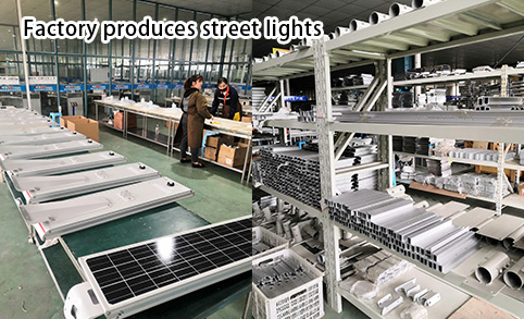 La fábrica produce farolas y proporciona un conjunto completo de equipos para una producción profesional.
