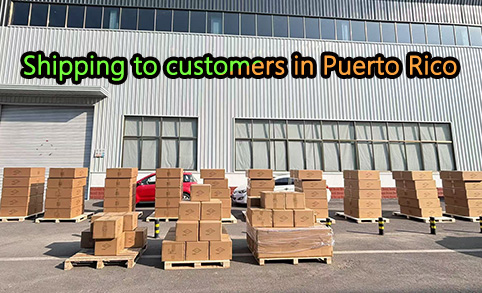 Entrega de farolas solares personalizadas a Puerto Rico
