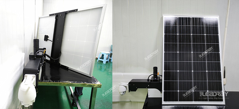 PIR low power solar camer