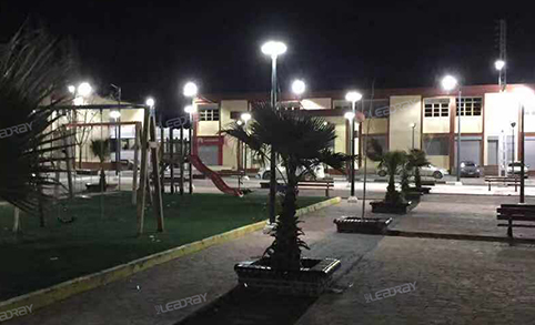 Aplicación de la luz solar para jardín