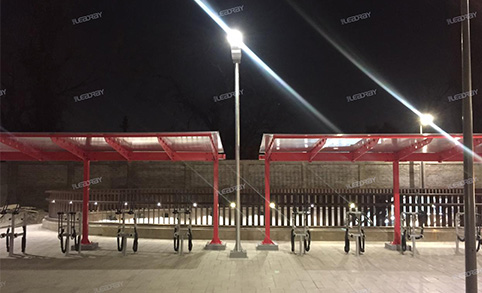 Aplicación de alumbrado público solar