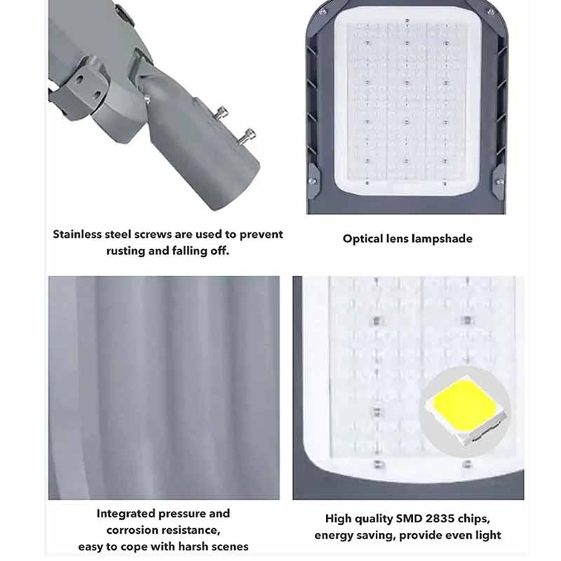 High Brightness Intelligent Outdoor Aluminium Charge Controller Split 80w Solar Street Light