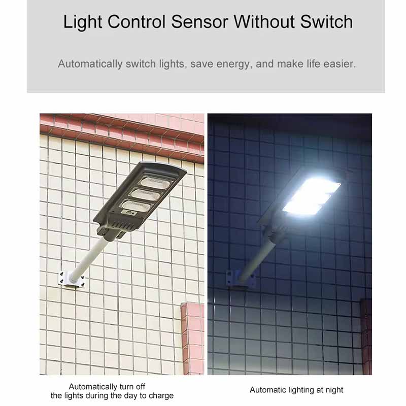 Outdoor LED waterproof IP65 Integrated Road ABS All In One Ip66 Solar Street Light For Roads 30w 60w 90w 120w
