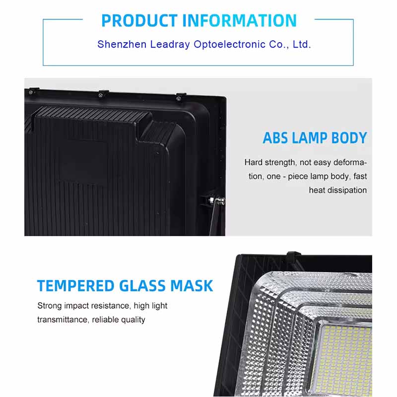 Best Price Waterproof IP65 Outdoor Lighting 25w 40w 60w 100w 200w 300w ABS Glass Led Solar Flood Light