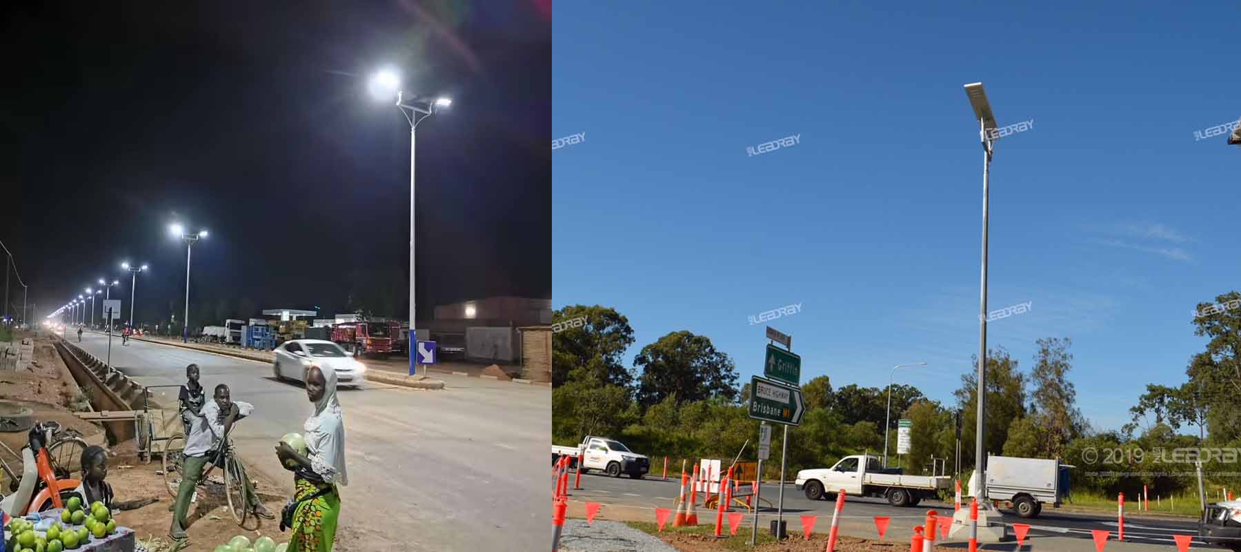 Solar street lights 
