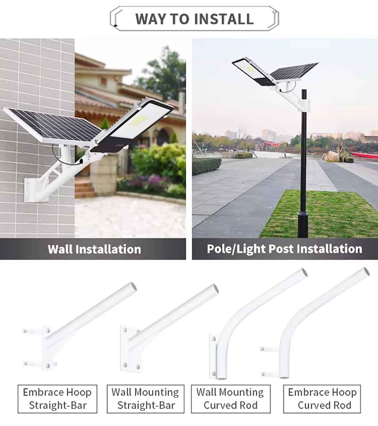 Outdoor Waterproof Solar Street Solar Led Street Light