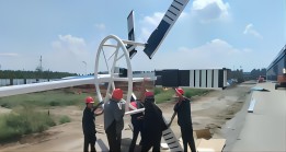 Proyecto de alumbrado público para exteriores, ingeniería de lámparas de carretera integradas, luz de calle solar LED todo en uno