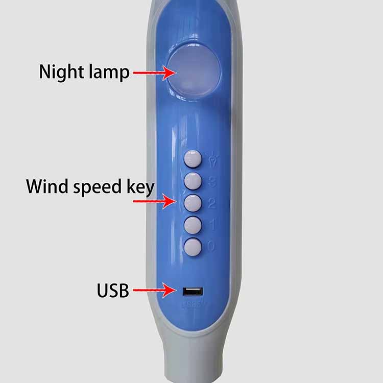 Ventilador eléctrico recargable con energía solar, ventilador solar con panel solar.