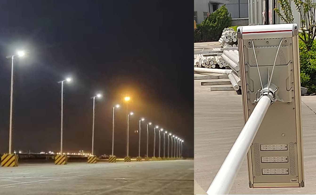 Standardized installation process for solar street lights