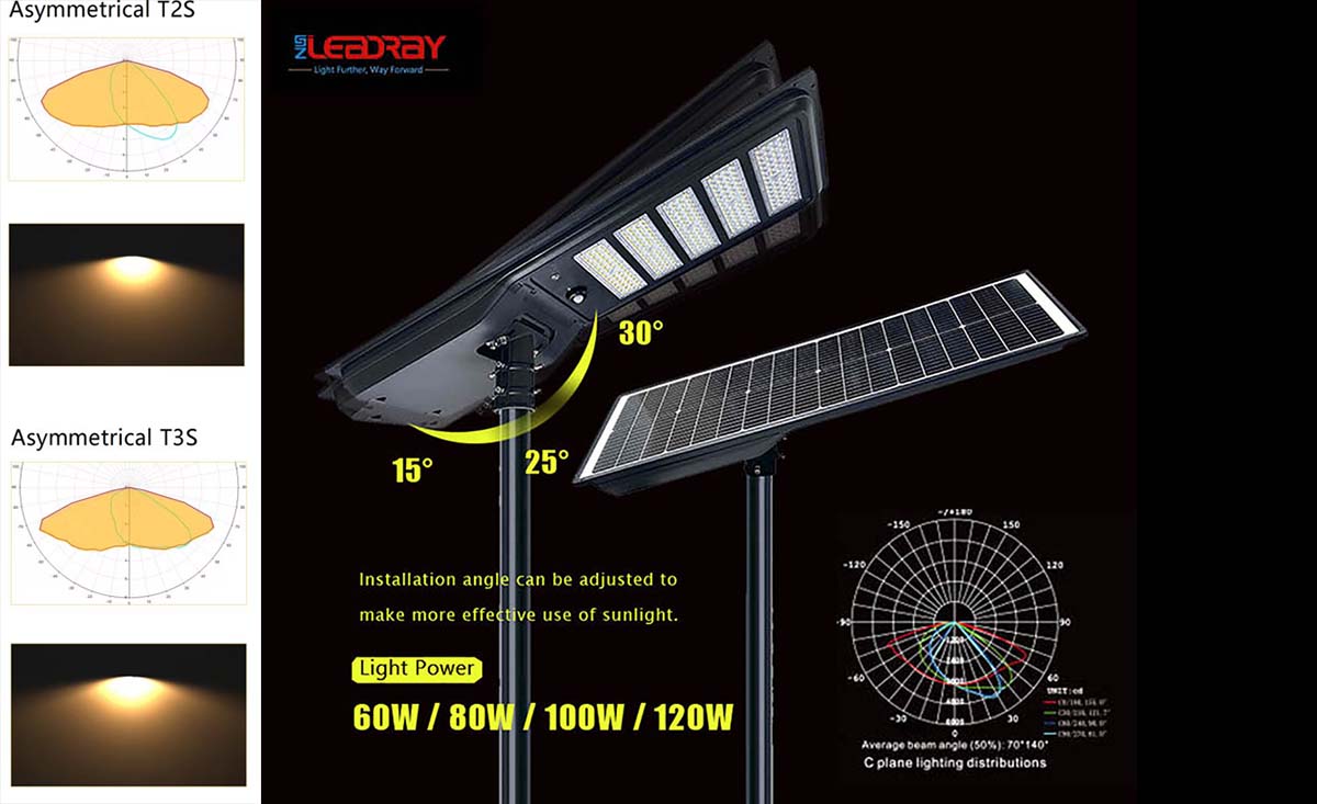 60W solar street lamp