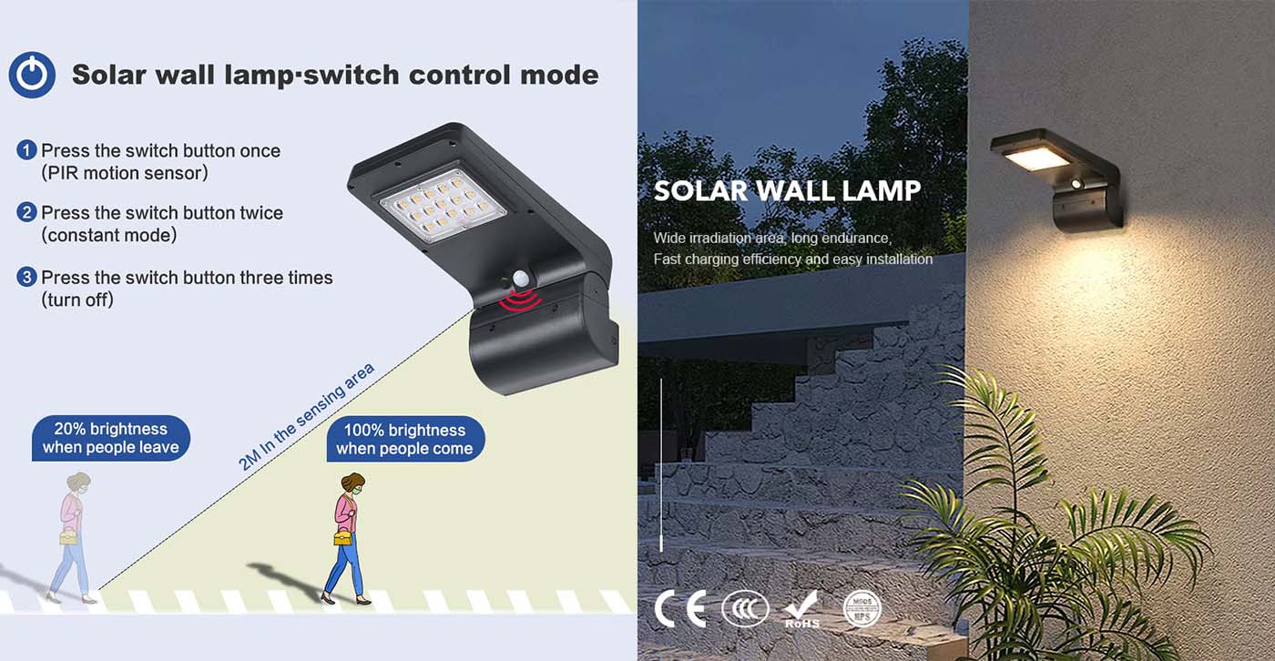 solar wall lamps