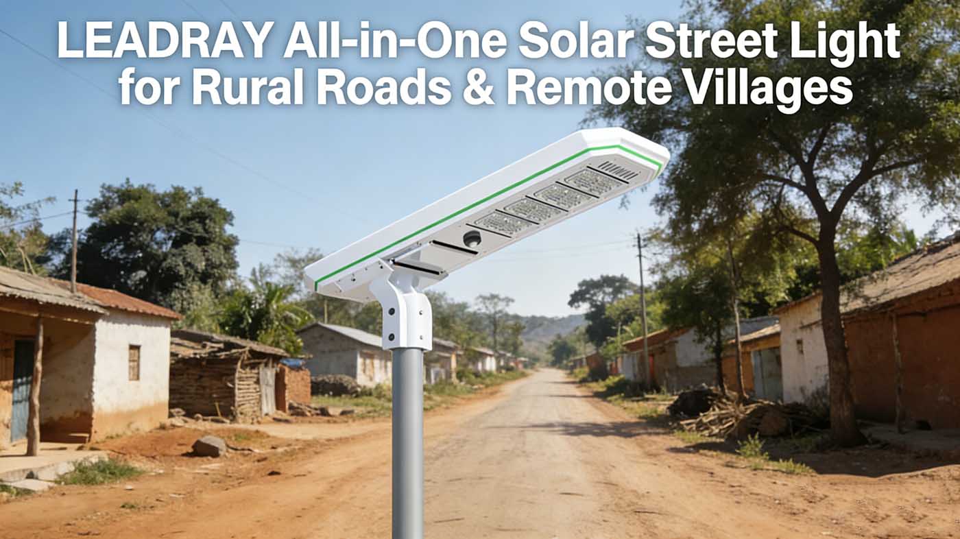 Choose LEADRAY solar street lights