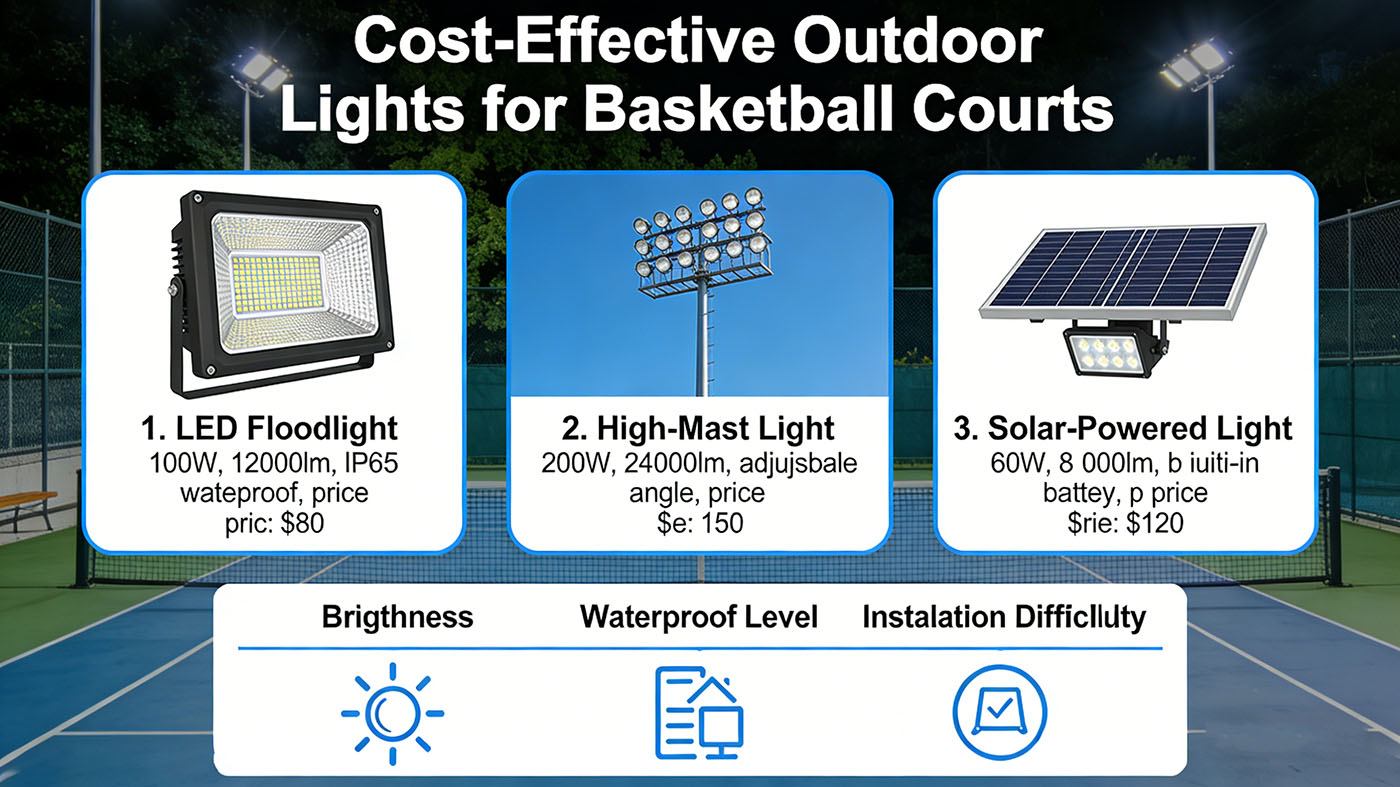 LED lighting floodlight