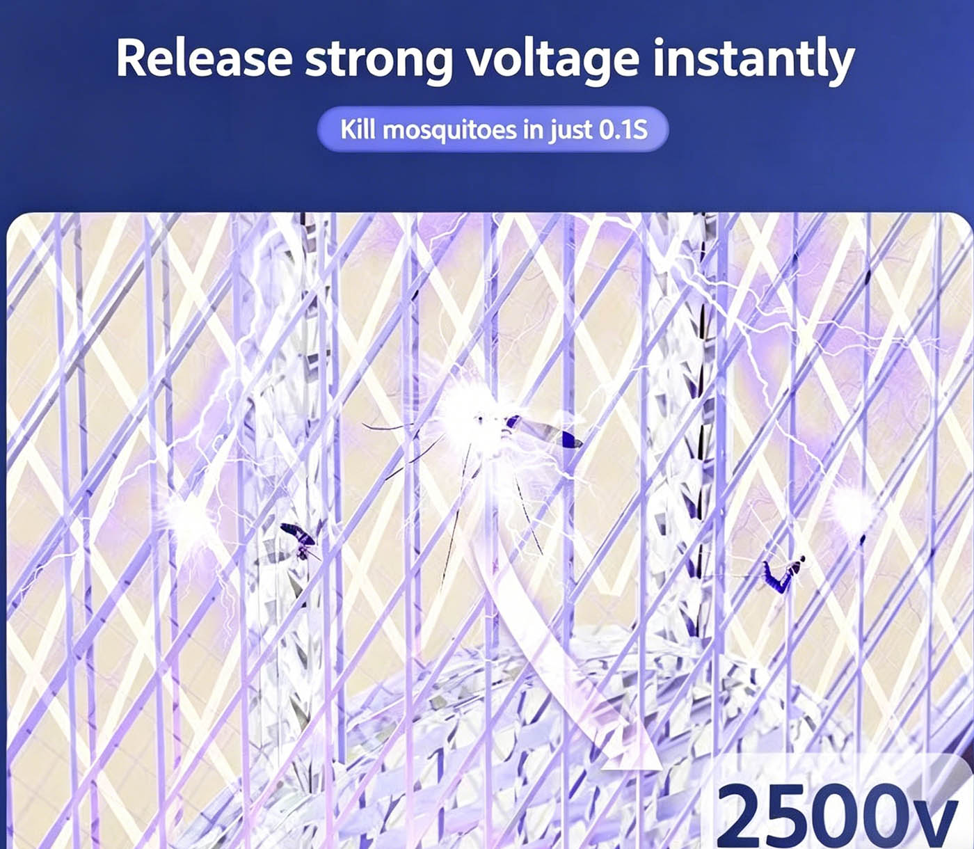 Mosquito killing swatter