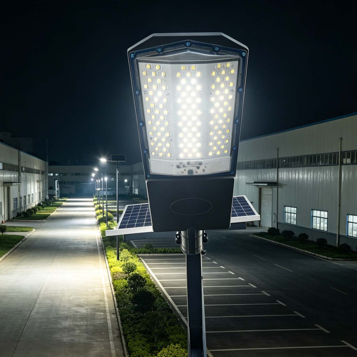 split solar street light