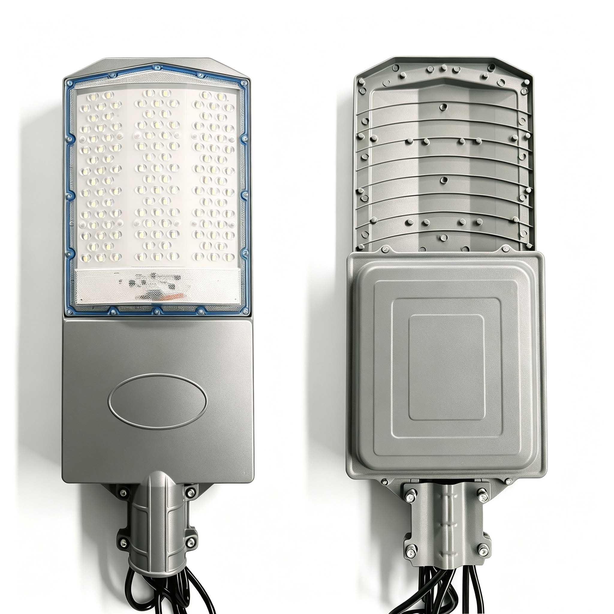 split solar street light