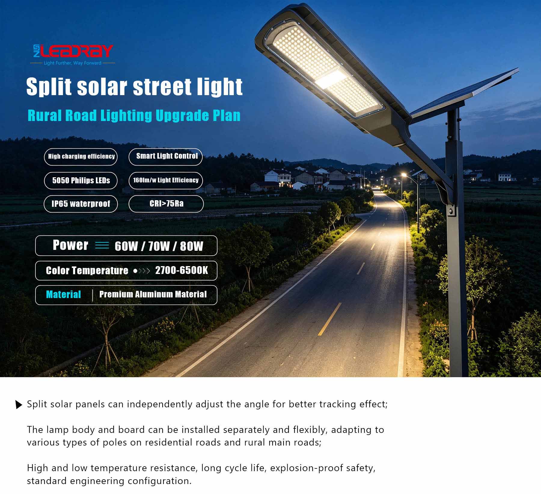 Split Solar Street Light Split Solar Street Light