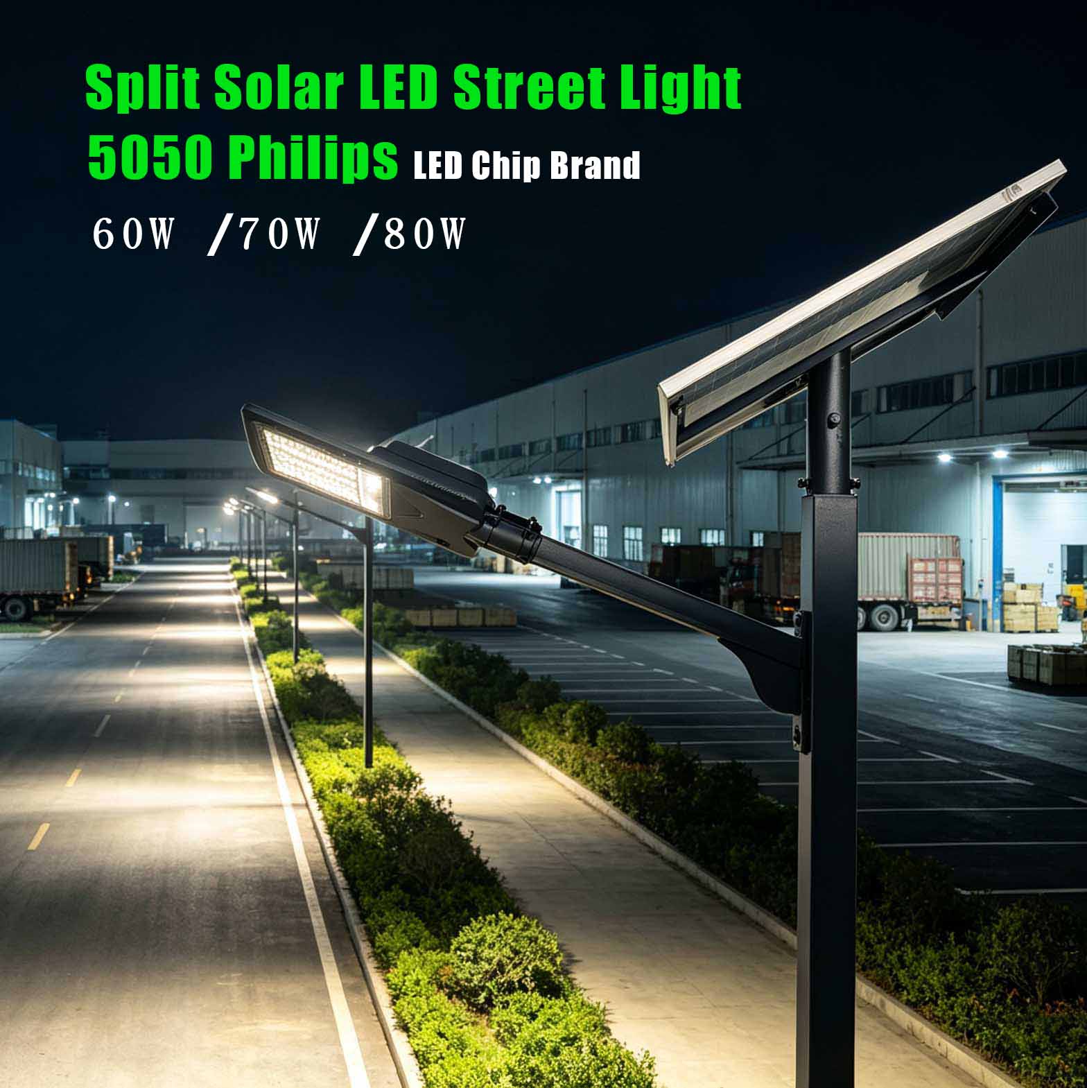 Split Solar LED Street Light