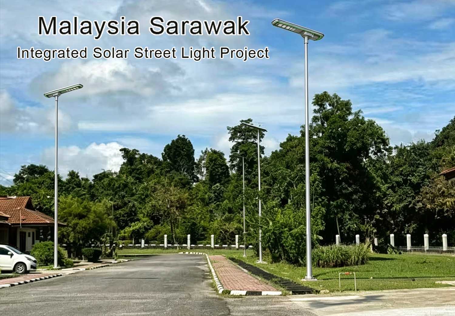 Proyecto integrado de alumbrado público solar en Sarawak, Malasia