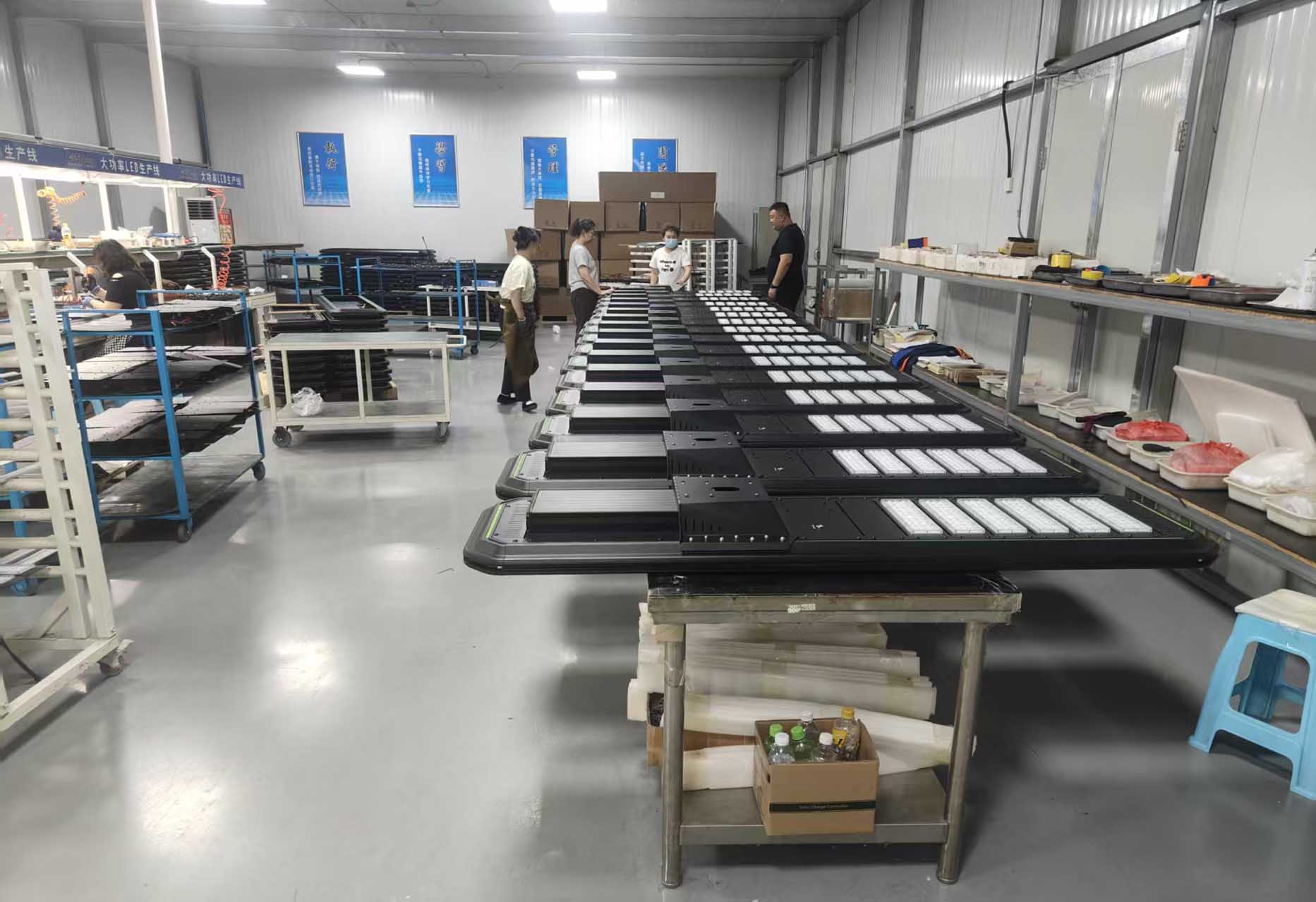 Entering our assembly production workshop