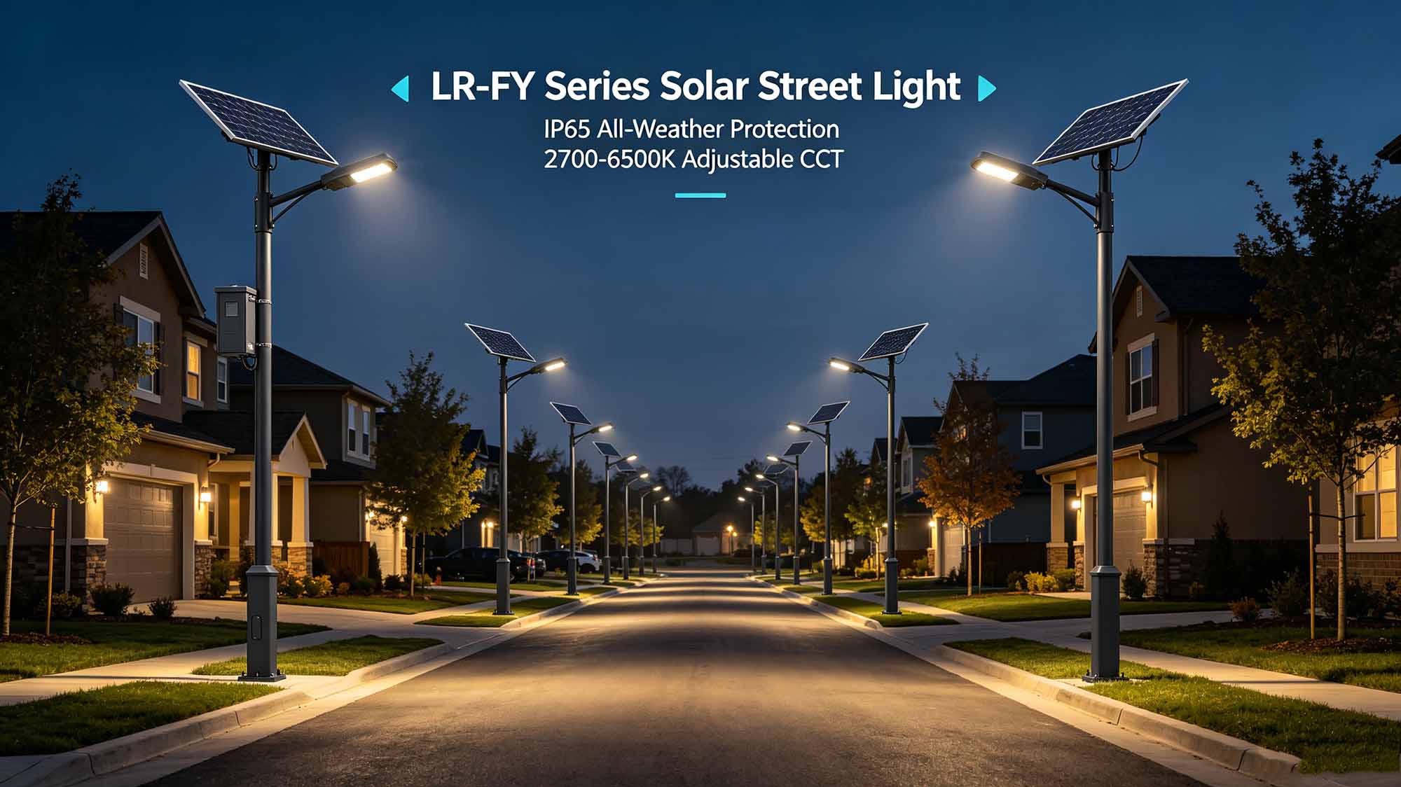 Split solar street light Split solar street light